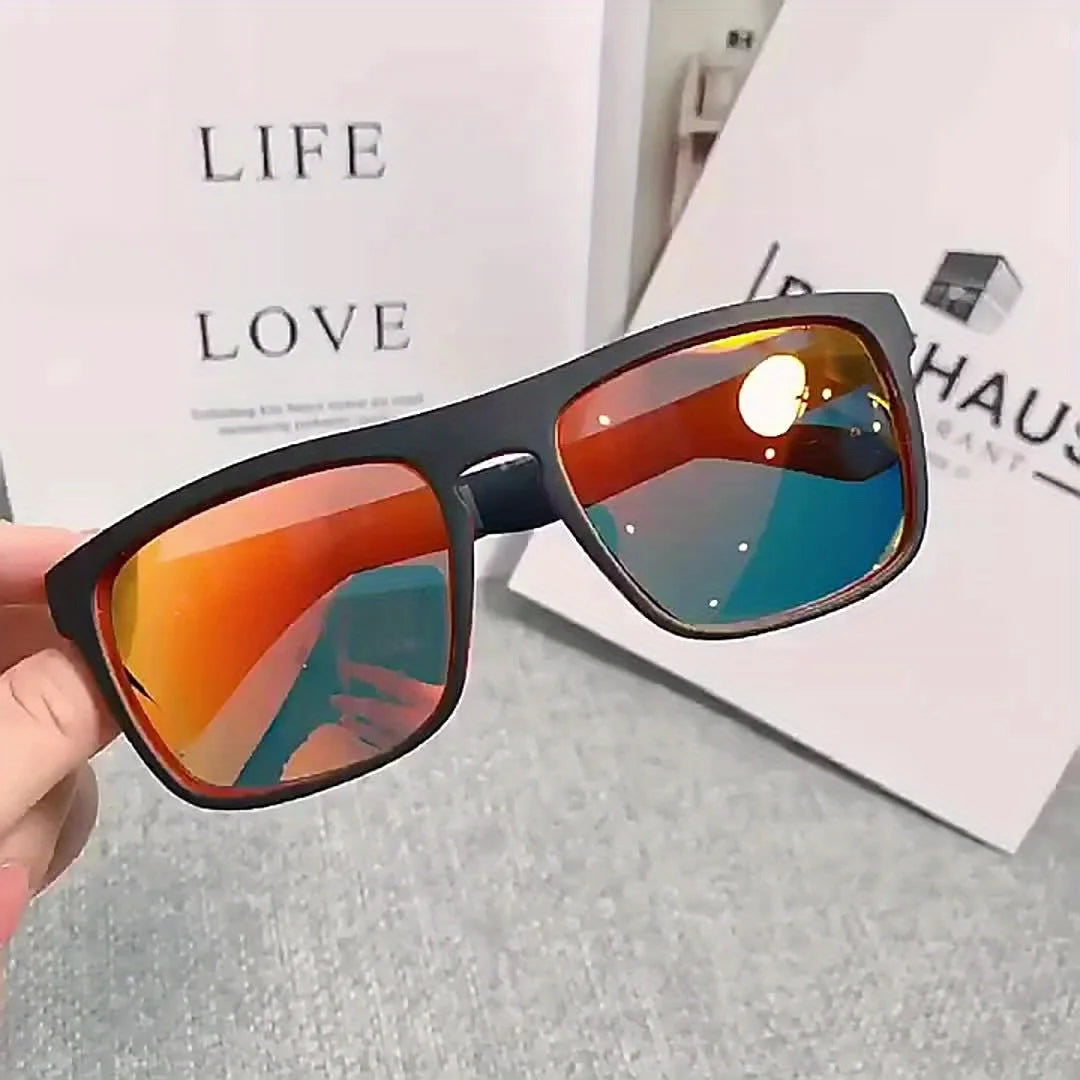 Zyvomart Men's Classical Square Polarized Sports Sunglasses UV400 PC Frame