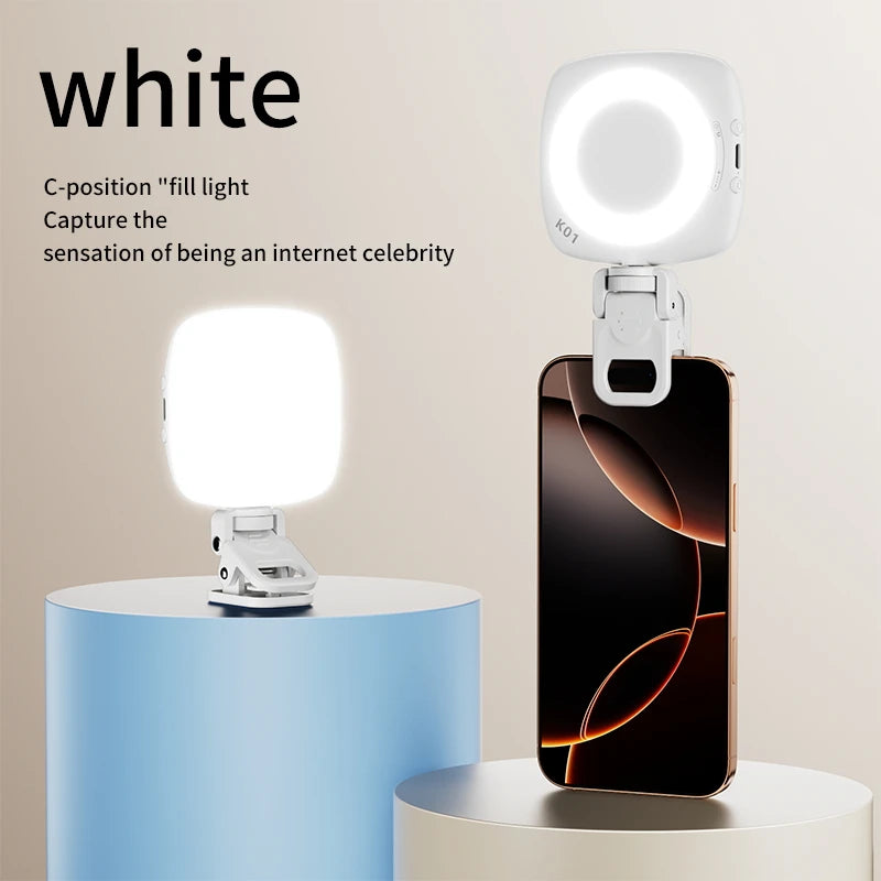 Zyvomart Portable Phone Selfie Light Rechargeable Pocket Makeup Fill Lamp