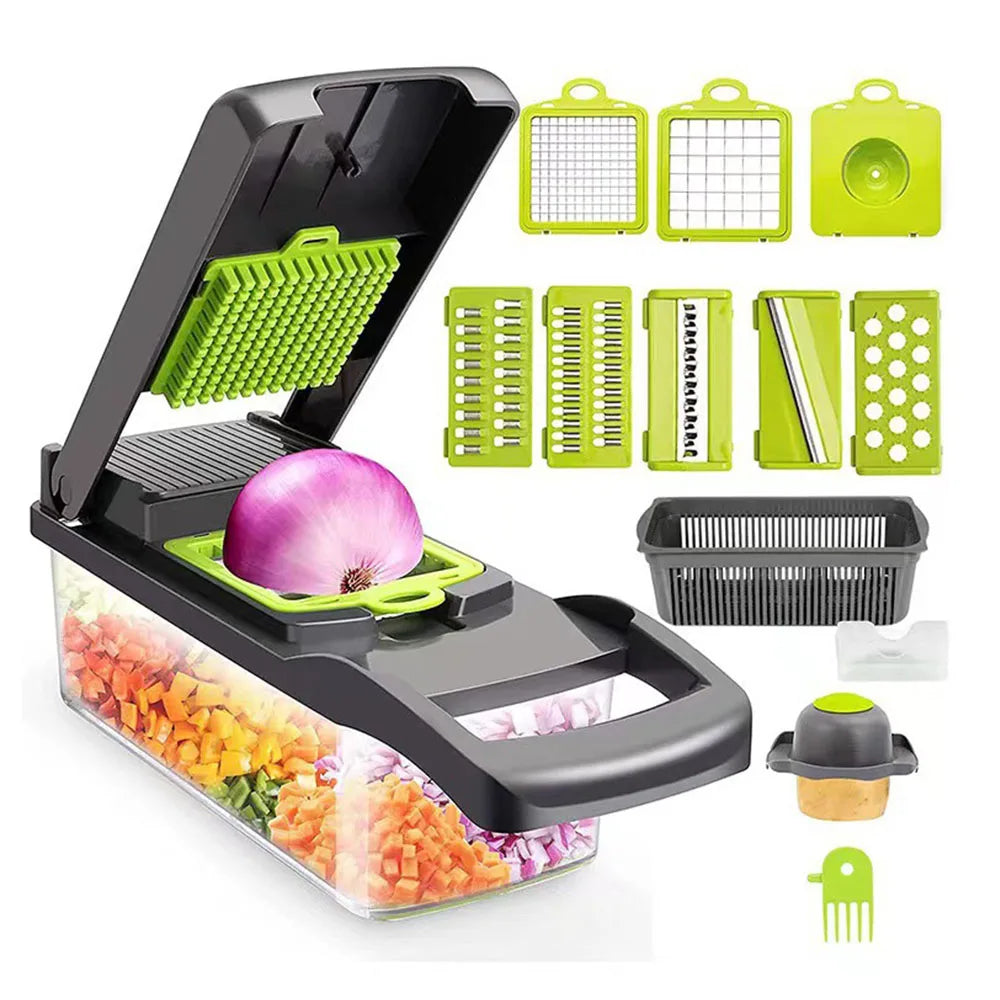 16-in-1 Vegetable Chopper and Salad Slicer