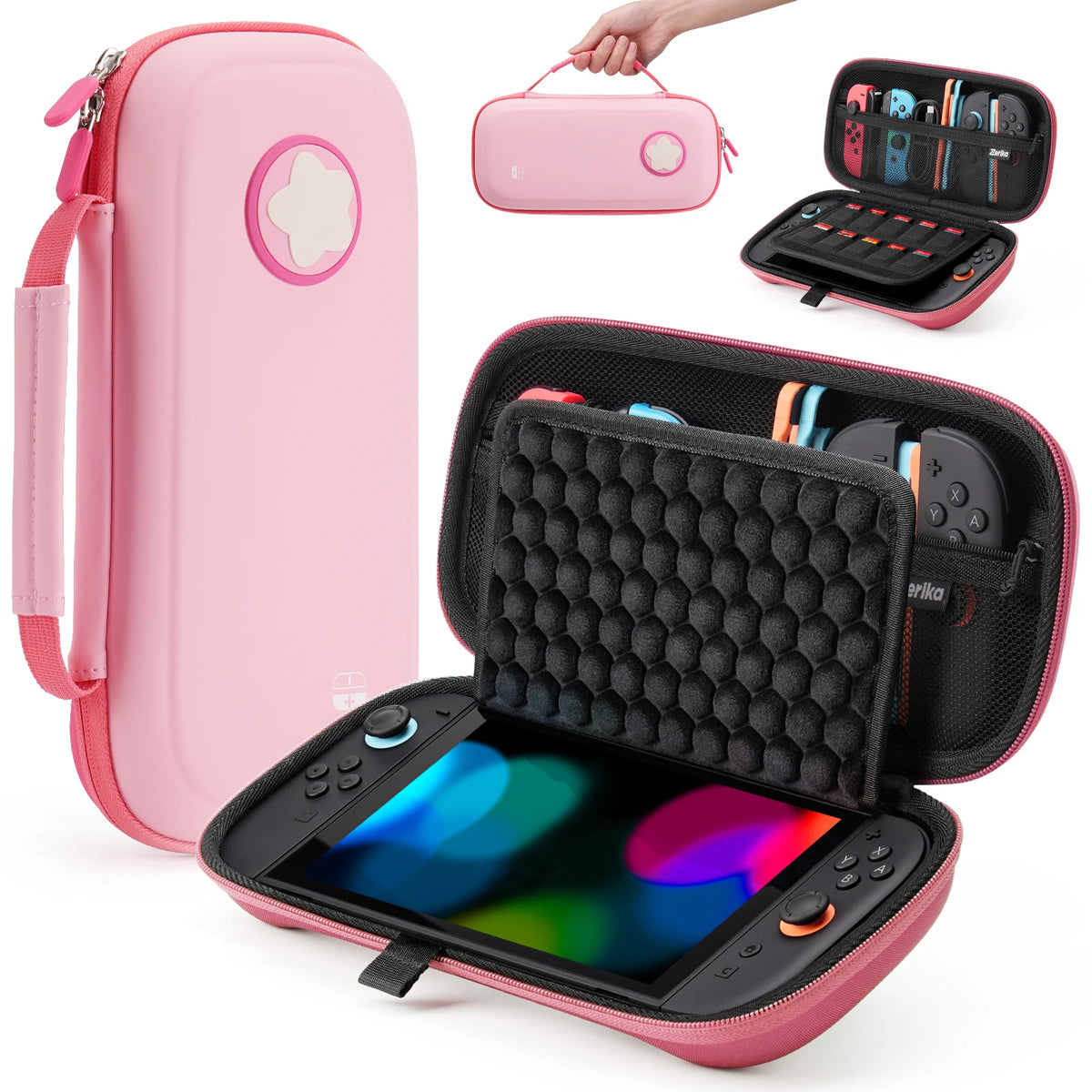Zyvomart Waterproof Travel Carrying Case for Nintendo Switch 2 & Switch OLED