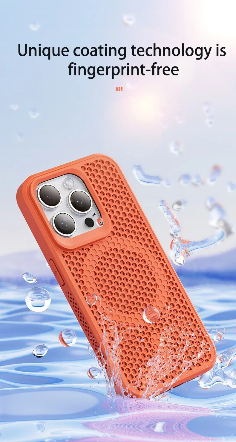 Cooling Heat Dissipation Magnetic Case for iPhone 11-17 Pro Max