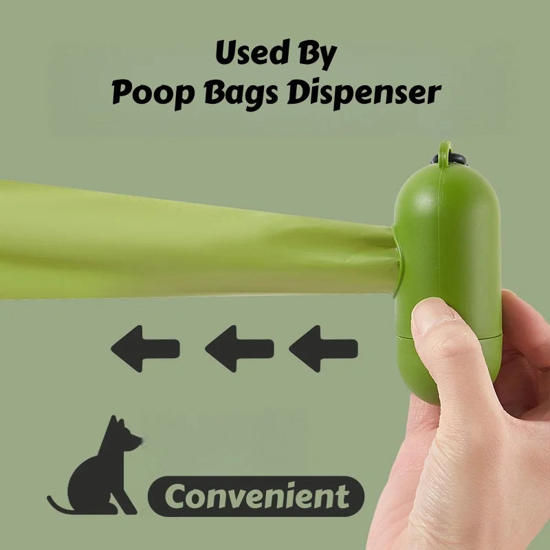 Zyvomart 900PCS Biodegradable Poop Bags Thickened Leakproof Pet Waste Cleanup Bags