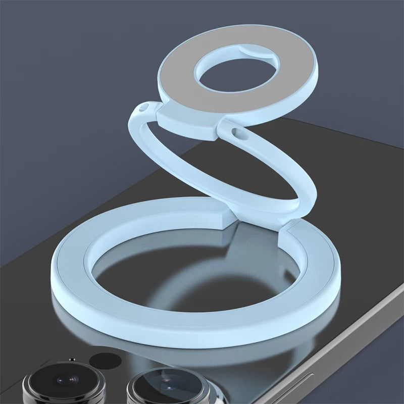 MagSafe Double Sided Magnetic Phone Ring Holder Folding Stand Grip Bracket