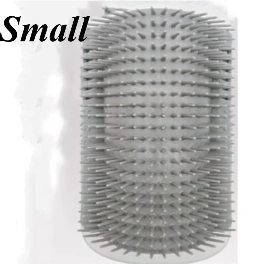 Zyvomart Cat Corner Scratcher Self Groomer with Catnip - Wall Corner Massage Comb & Hair Grooming Brush