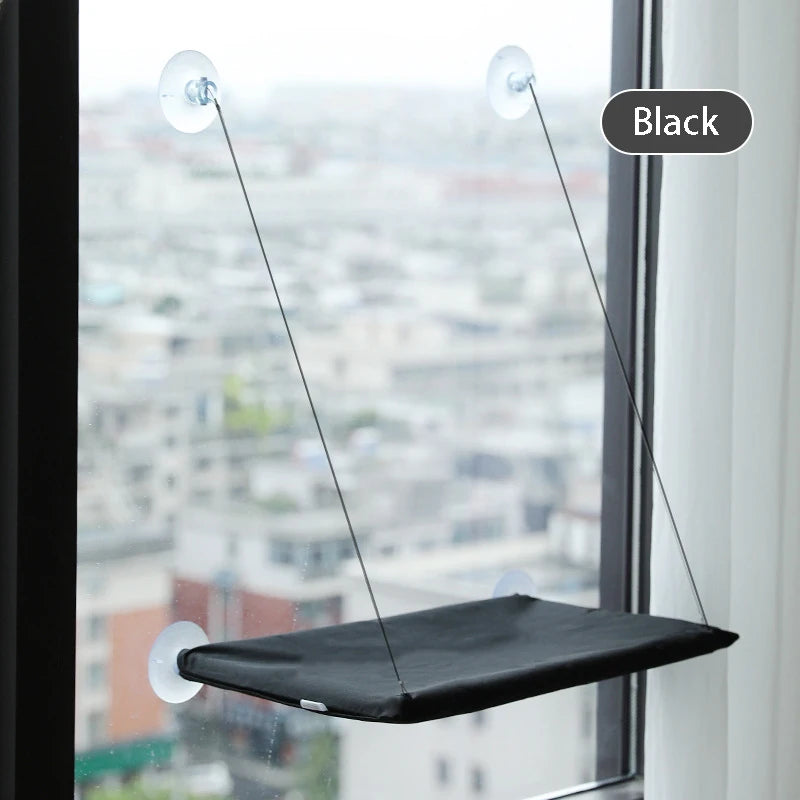 Zyvomart 20KG Heavy-Duty Hanging Cat Hammock - Comfortable Sunny Window Seat Mount Bed