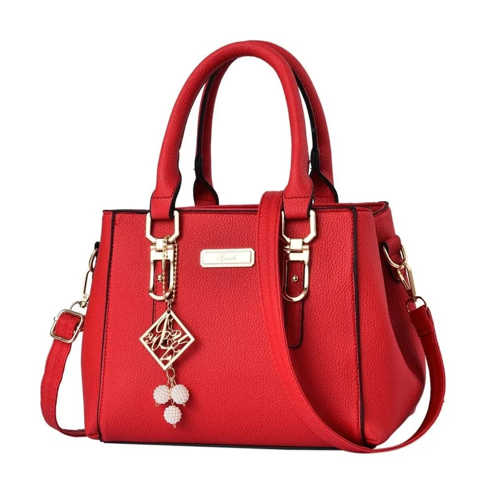 Zyvomart Large Capacity Soft Leather Shoulder Bag and Casual Messenger Handbag