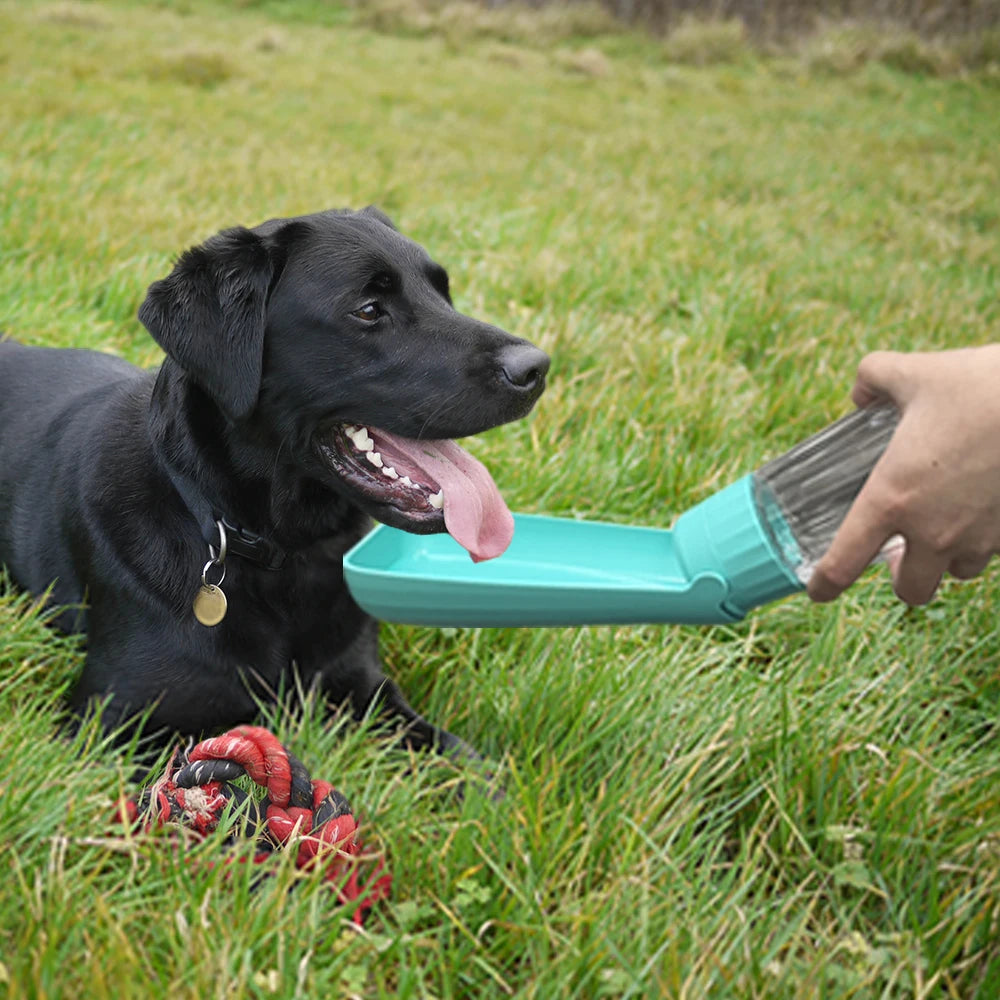 Zyvomart Outdoor Portable Dog Water Bottle Leak Proof Pet Drinking Bowl