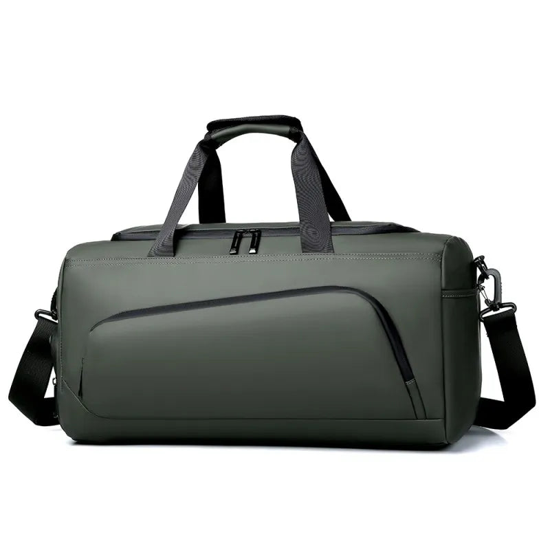 Zyvomart Large Capacity Sports Gym Bag Portable Travel Duffel with Shoe Storage