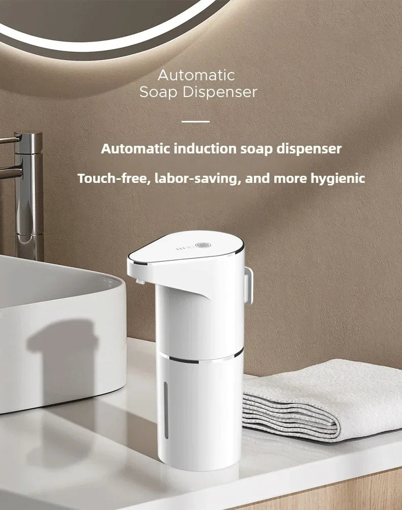 Automatic Foam Soap Dispenser with USB Charging and Smart Sensor for Bathroom