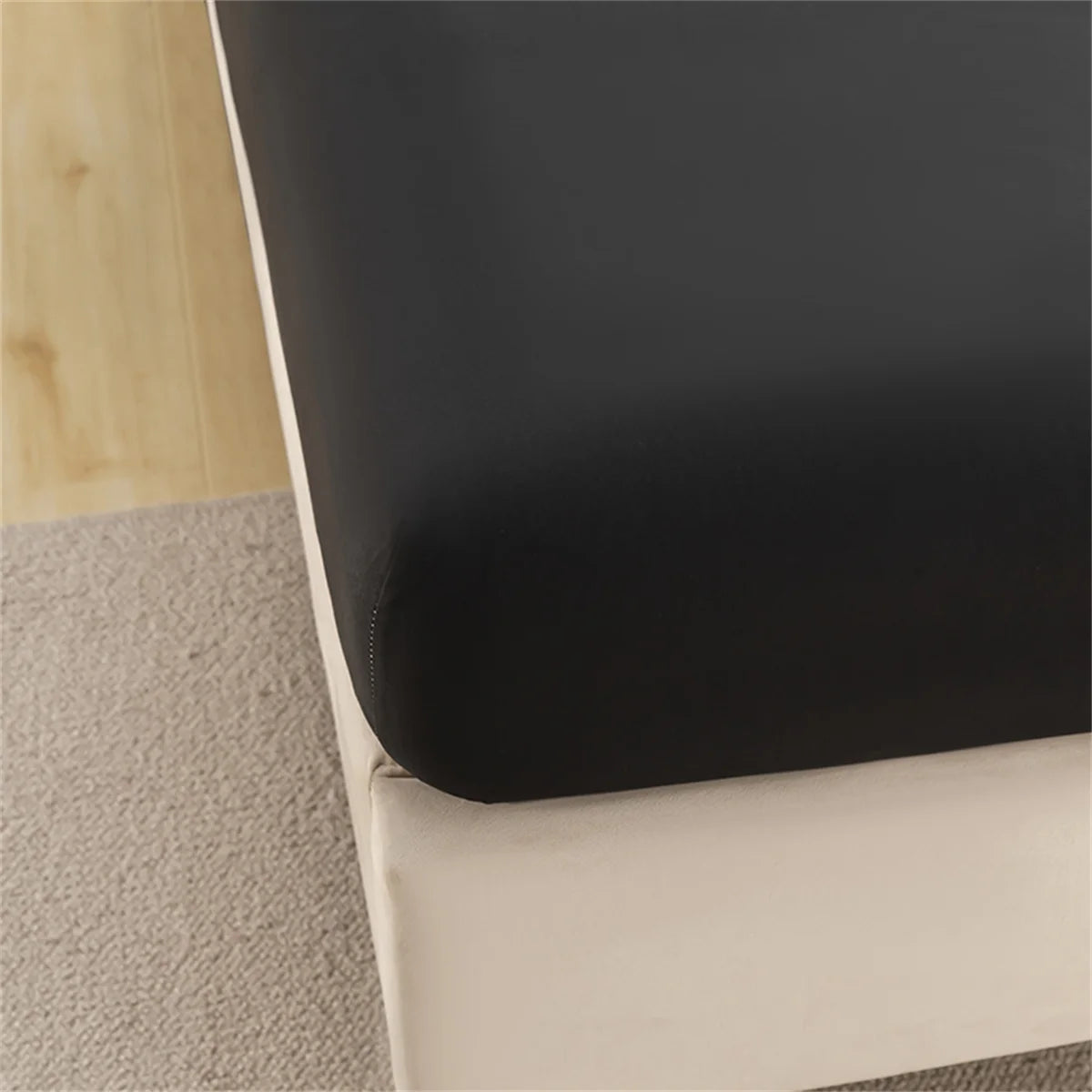 Waterproof Fitted Mattress Protector Soft Breathable Bedding Cover
