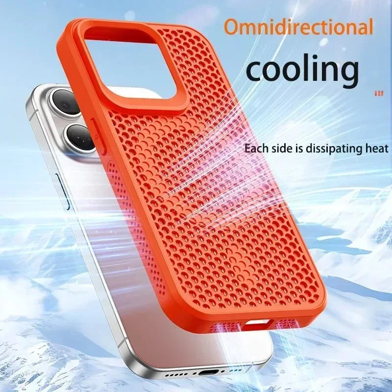 Cooling Heat Dissipation Magnetic Case for iPhone 11-17 Pro Max