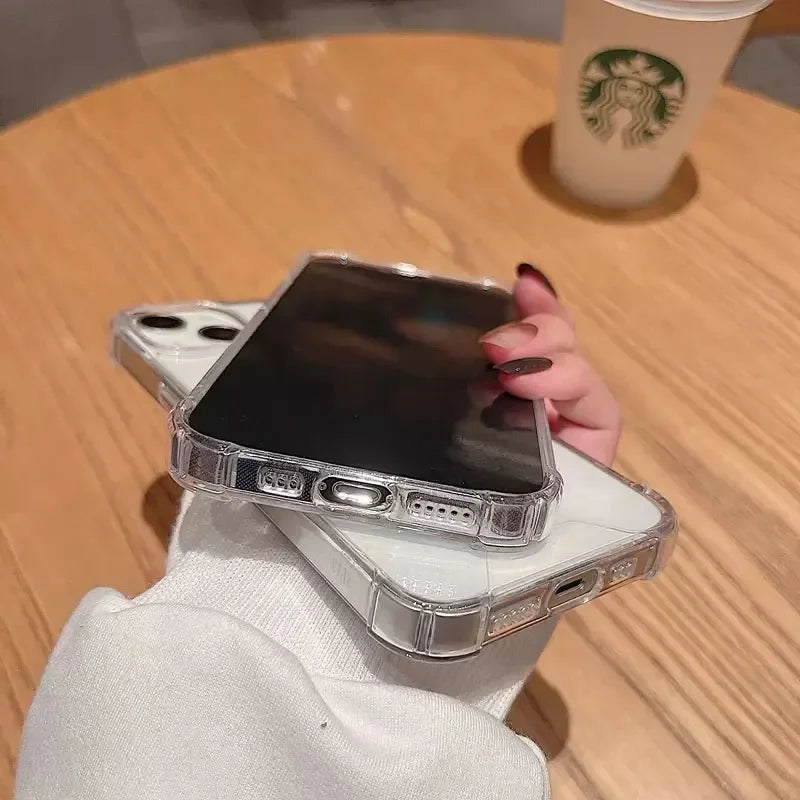 Clear Acrylic Magnetic Shockproof Case for iPhone 11-18 Pro Max