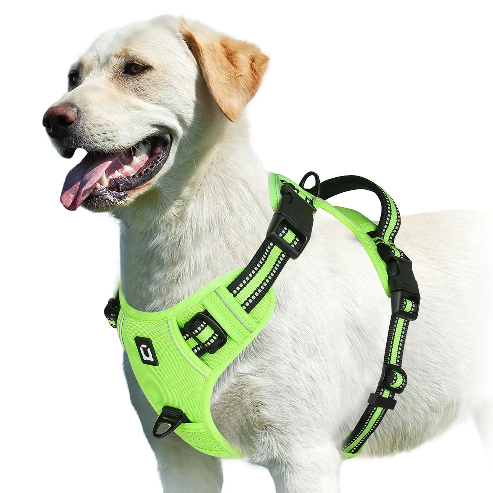 Zyvomart No Pull Adjustable Soft Padded Dog Harness Vest with Control Handle