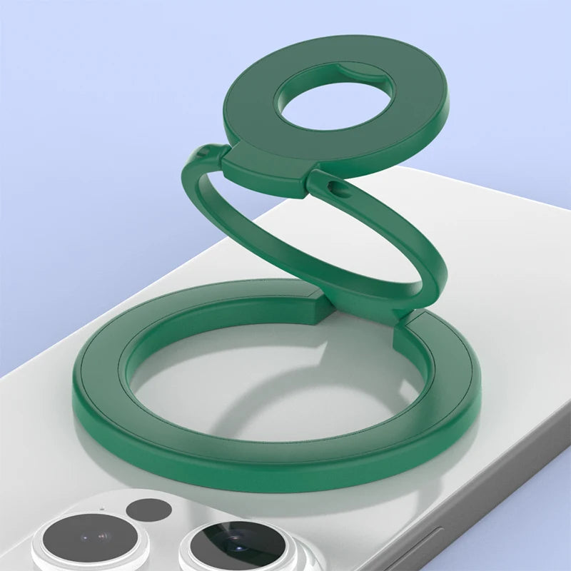 MagSafe Double Sided Magnetic Phone Ring Holder Folding Stand Grip Bracket