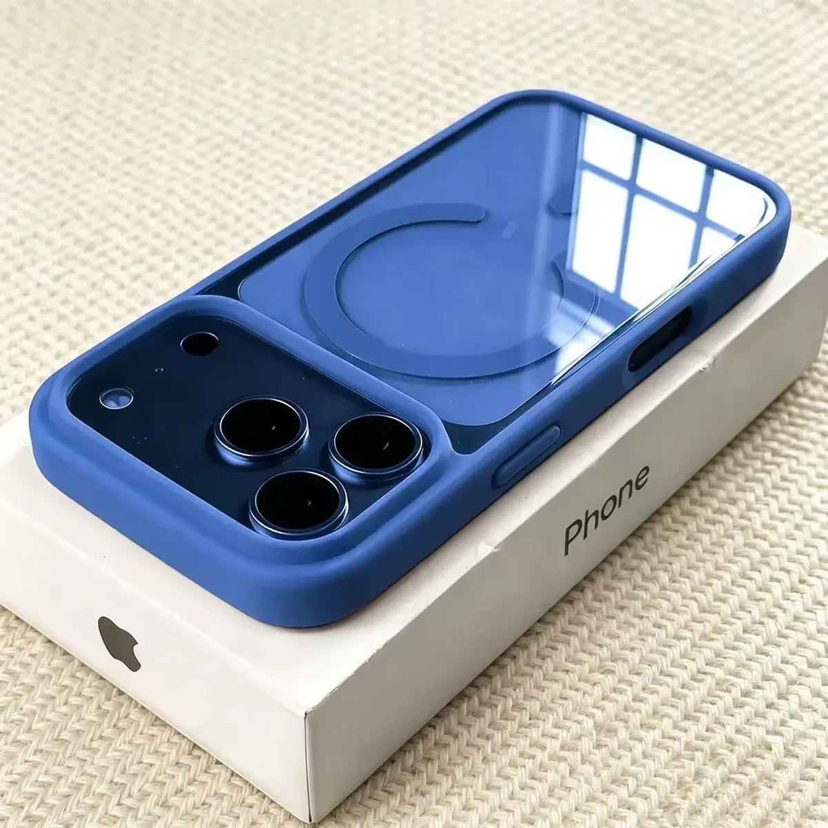 Luxury Transparent Magnetic Case for iPhone 11-17 Pro Max