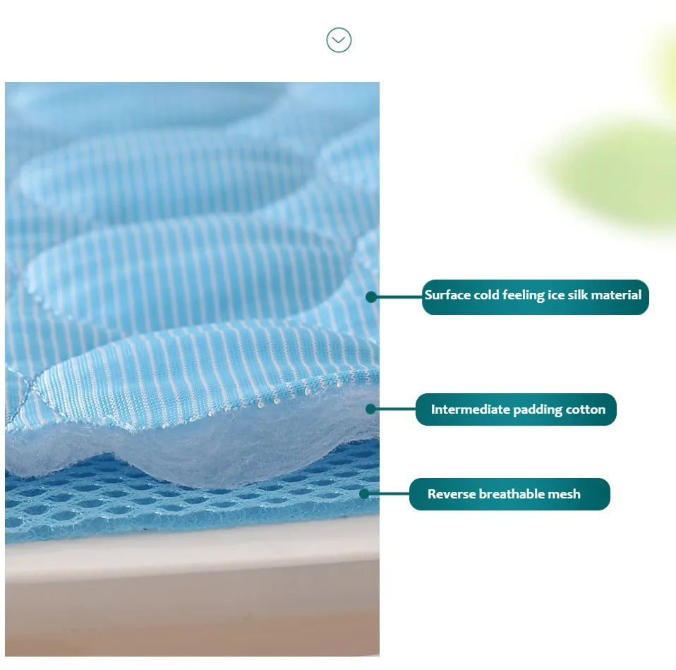 Zyvomart Extra-Large Dog Cooling Mat - Summer Pet Ice Pad & Durable Sofa Blanket