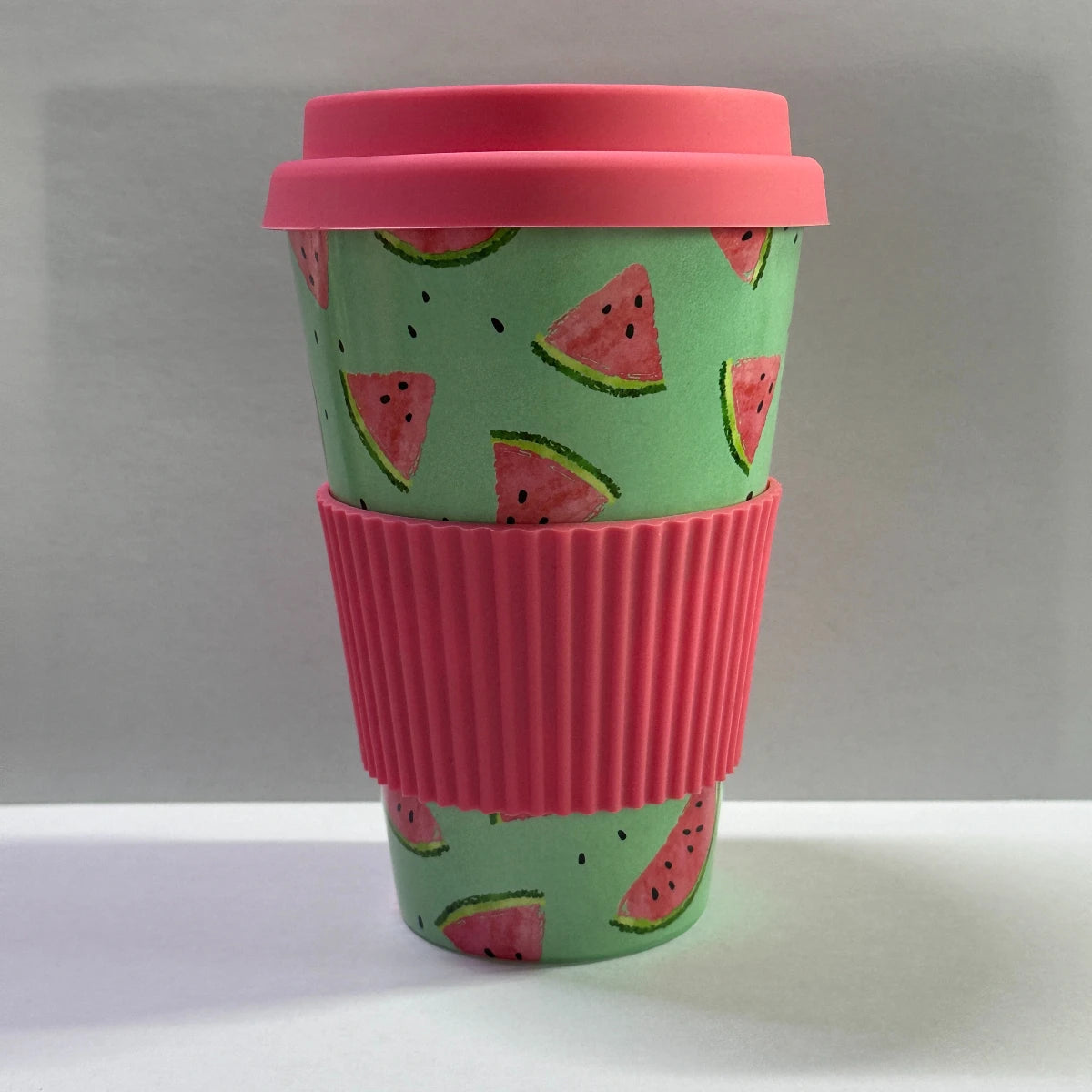 Eco-Friendly Reusable Bamboo Travel Cup with Lid 470ML
