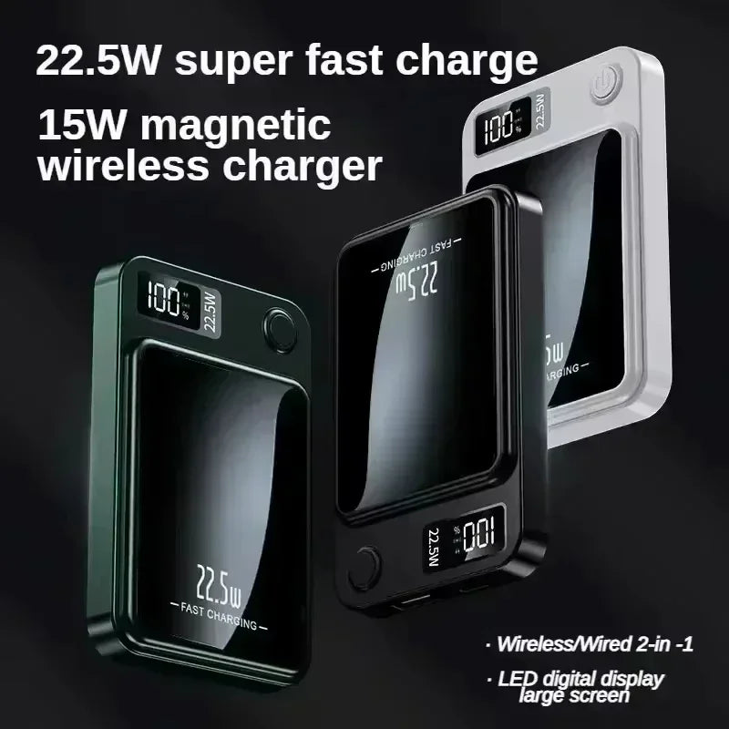 Lenovo Magnetic Wireless Power Bank and Fast Portable Charger