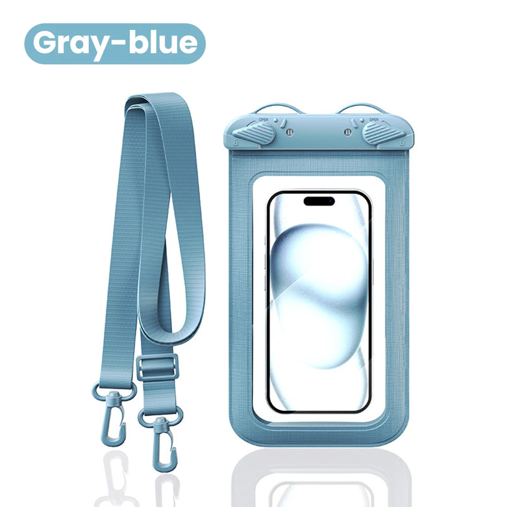 Zyvomart 7.5 Inch Touchscreen Mobile Phone Waterproof Bag for Swimming Diving