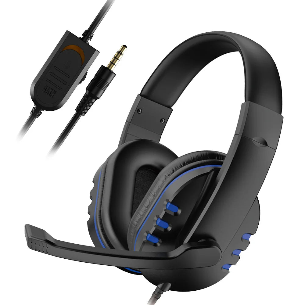 Zyvomart Wired Gaming Headset 3.5mm Earphones with Microphone for PS4 PC
