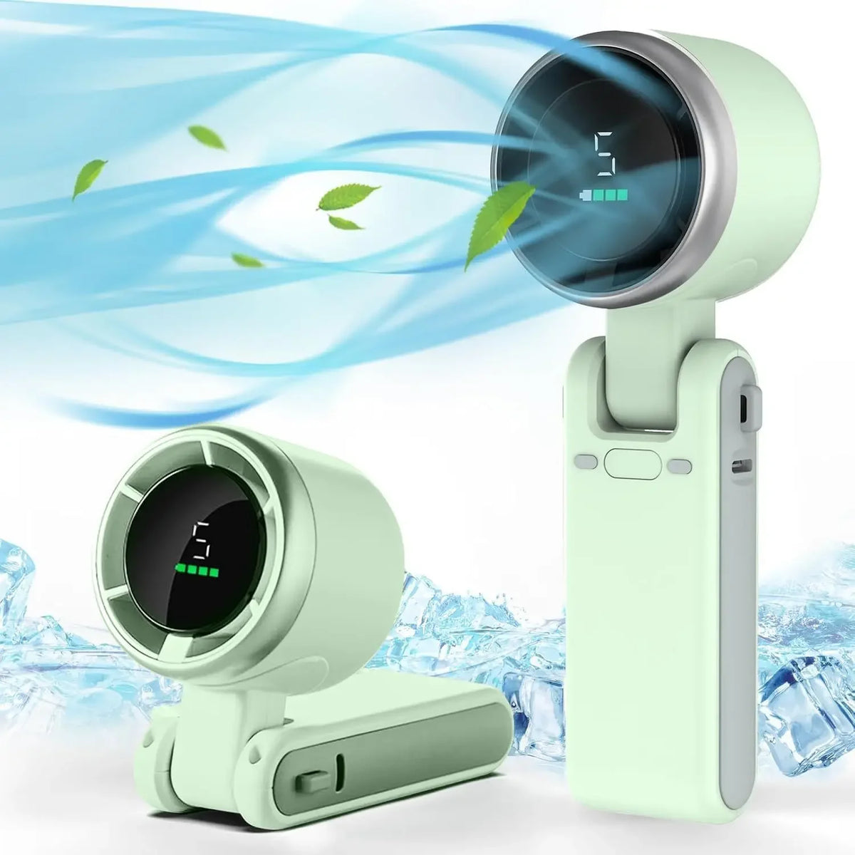 Zyvomart Portable Mini Travel Fan with USB Rechargeable Lithium Battery