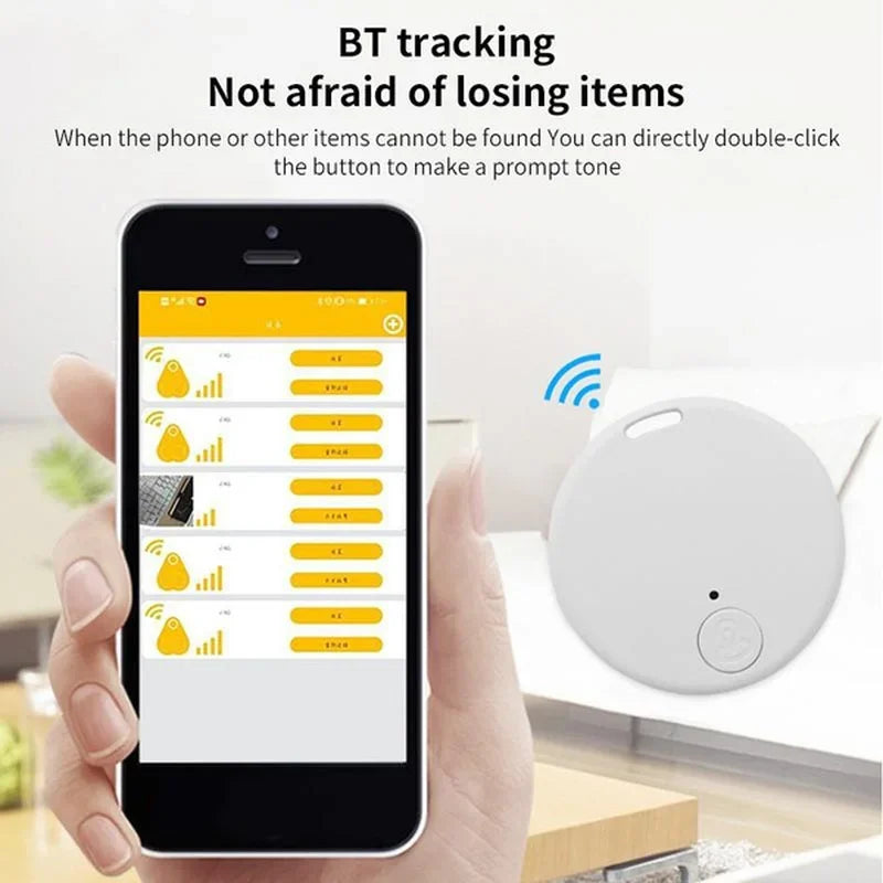 Zyvomart Mini Bluetooth Anti-Lost GPS Locator Smart Tag Key Finder & Pet Tracker