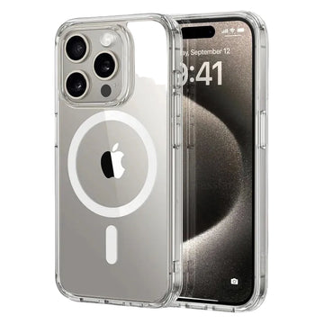 Clear Magnetic Shockproof Case for iPhone 7-16 Pro Max and XR