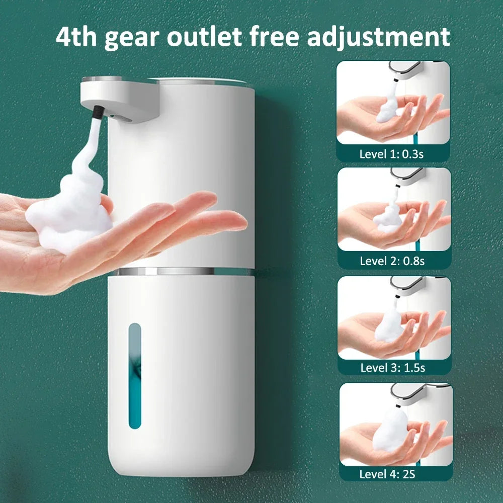 380ML Automatic Foam Soap Dispenser with USB Charging and Smart Sensor