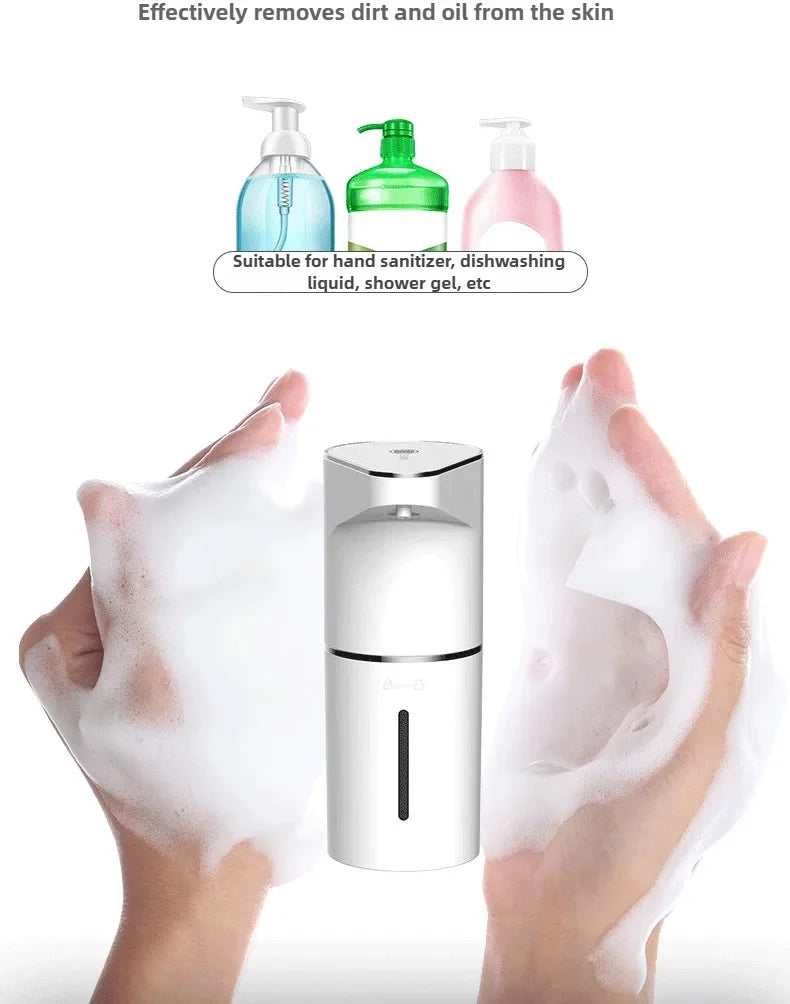 Automatic Foam Soap Dispenser with USB Charging and Smart Sensor for Bathroom