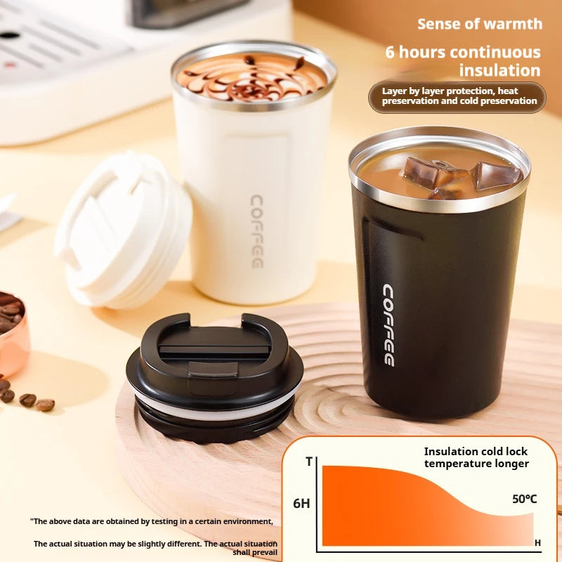 Insulated Stainless Steel Travel Coffee Mug and Car Tumbler