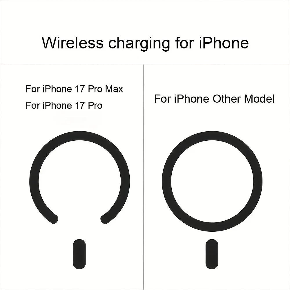 Luxury Transparent Magnetic Case for iPhone 11-17 Pro Max