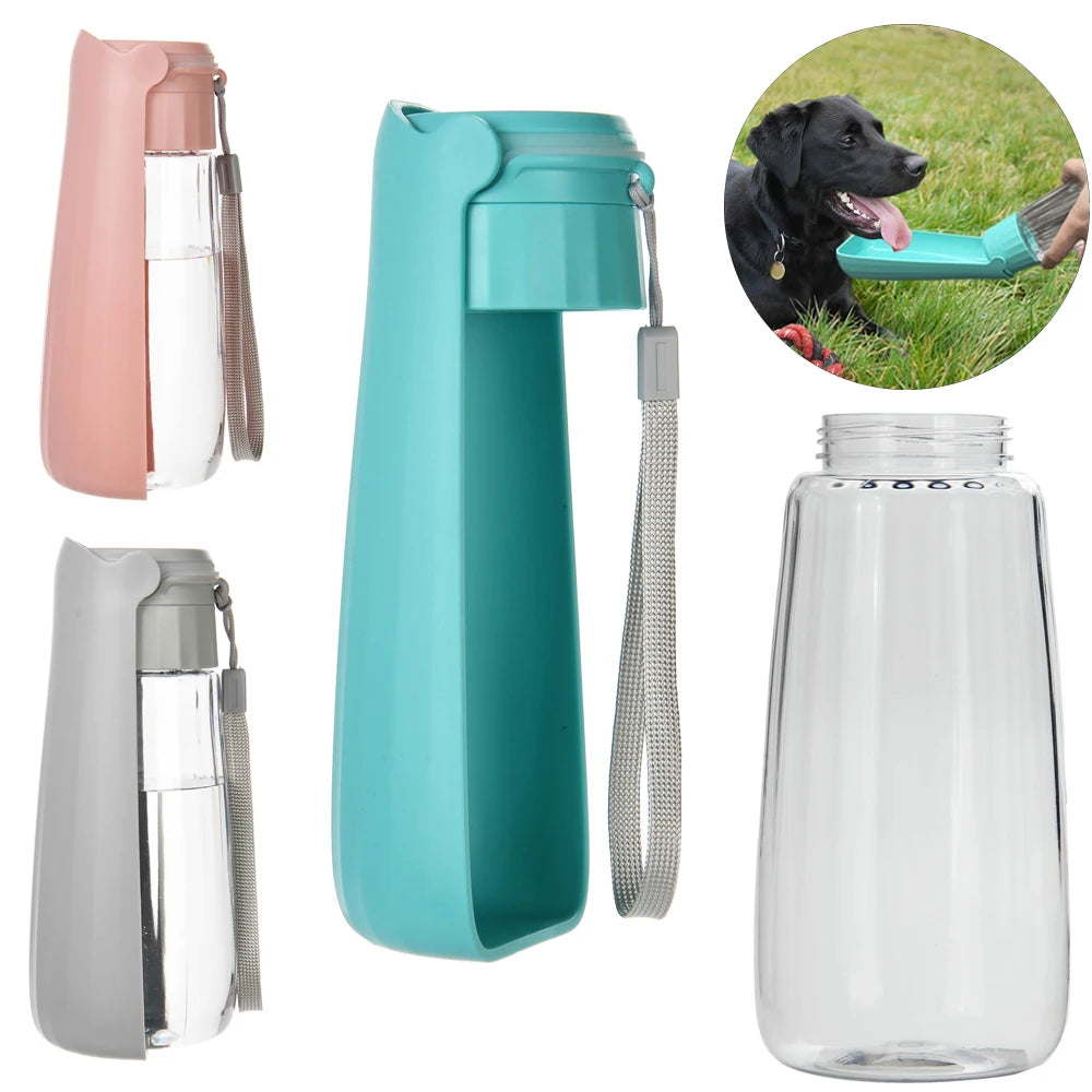 Zyvomart Outdoor Portable Dog Water Bottle Leak Proof Pet Drinking Bowl