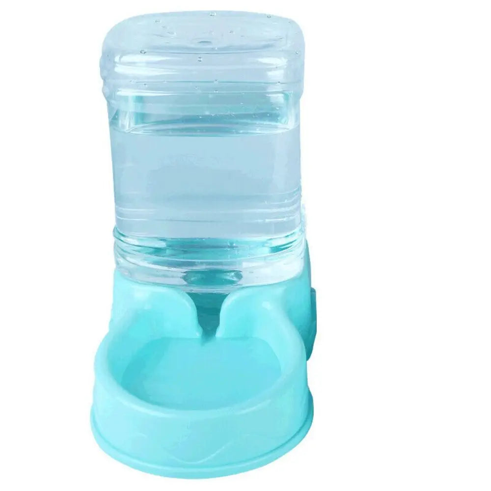 Zyvomart 3.8L Automatic Pet Feeder & Water Fountain Dispenser Bowl for Cats & Dogs