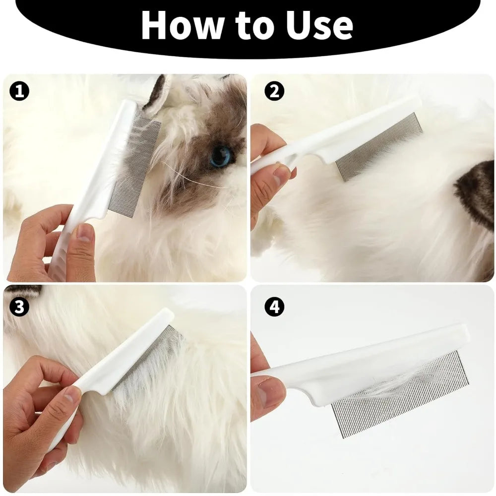 Zyvomart Cat Corner Scratcher Self Groomer with Catnip - Wall Corner Massage Comb & Hair Grooming Brush