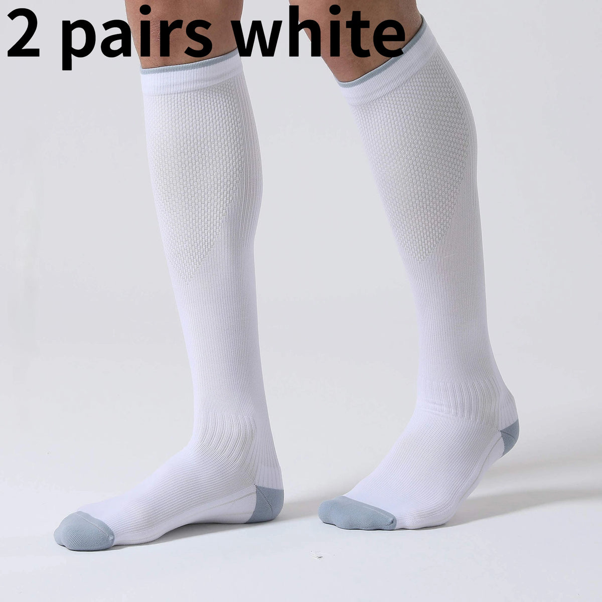 Zyvomart Unisex Knee High Graduated Compression Socks 20-30mmHg