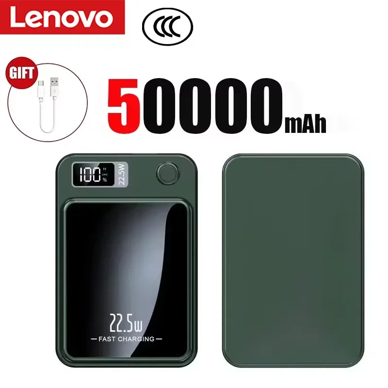 Lenovo Magnetic Wireless Power Bank and Fast Portable Charger