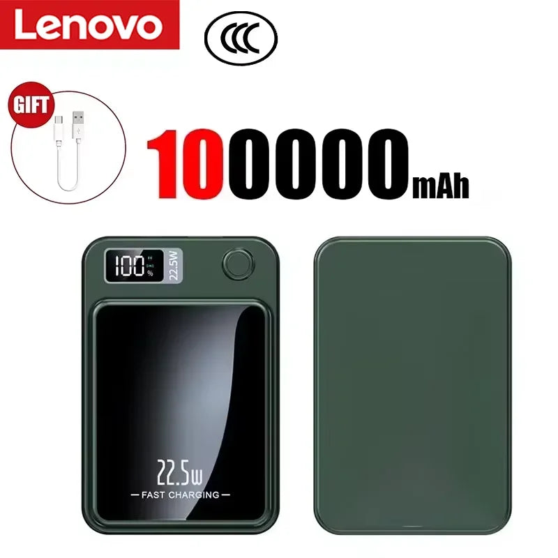 Lenovo Magnetic Wireless Power Bank and Fast Portable Charger