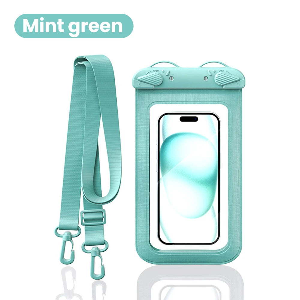 Zyvomart 7.5 Inch Touchscreen Mobile Phone Waterproof Bag for Swimming Diving