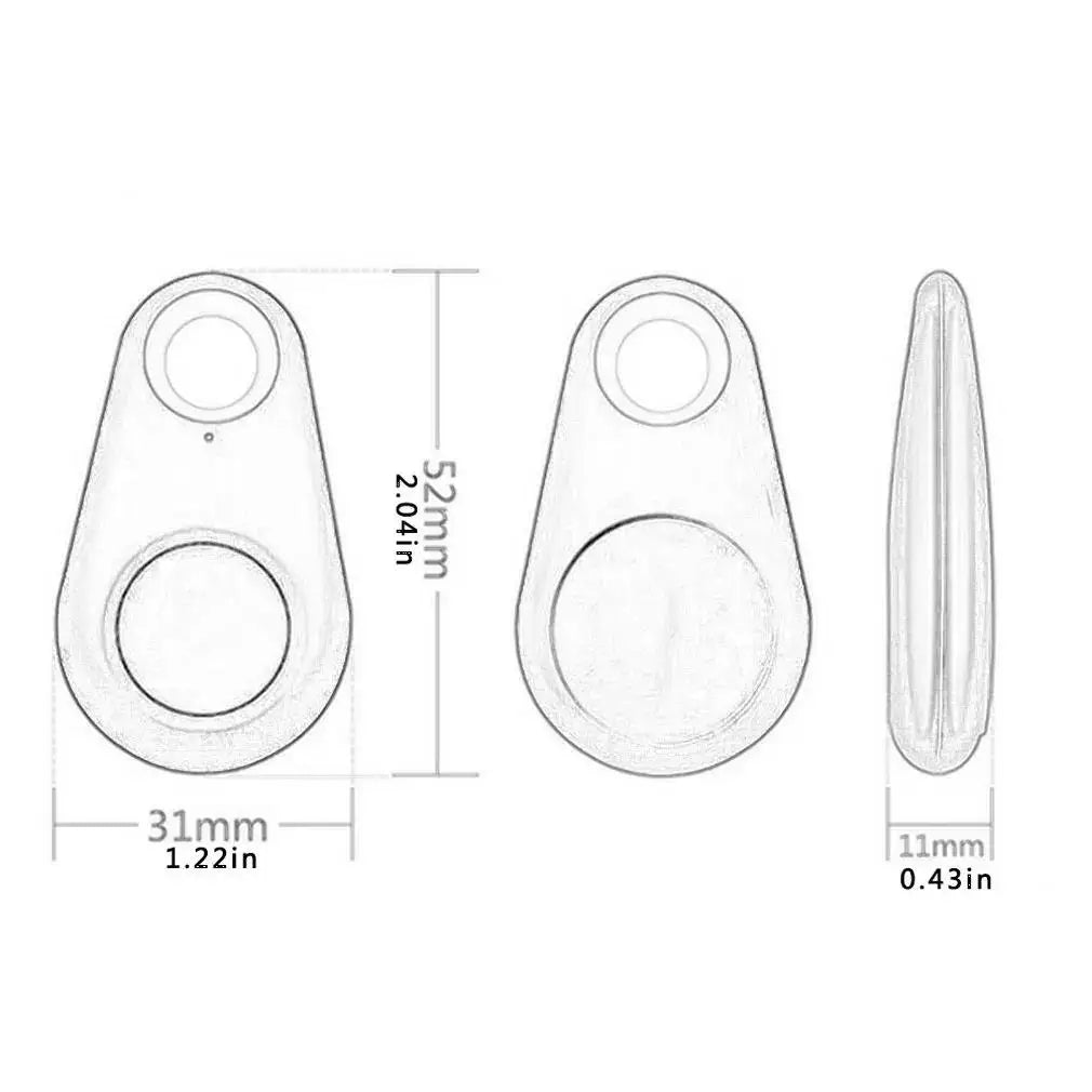 Wireless Mini Bluetooth GPS Tracker and Anti-Lost Smart TagIndoor Weather Station