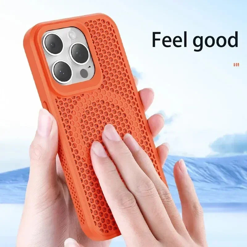 Cooling Heat Dissipation Magnetic Case for iPhone 11-17 Pro Max