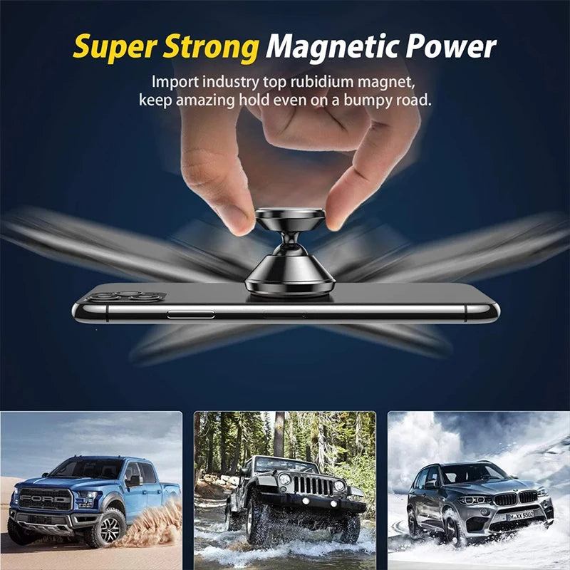 Zyvomart Universal Magnetic Car Phone Holder Dashboard Mount GPS Stand