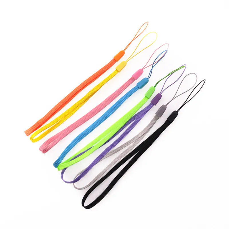 Zyvomart 50Pcs Multicolor Hand Wrist Strap Lanyard String for Mobile Phone