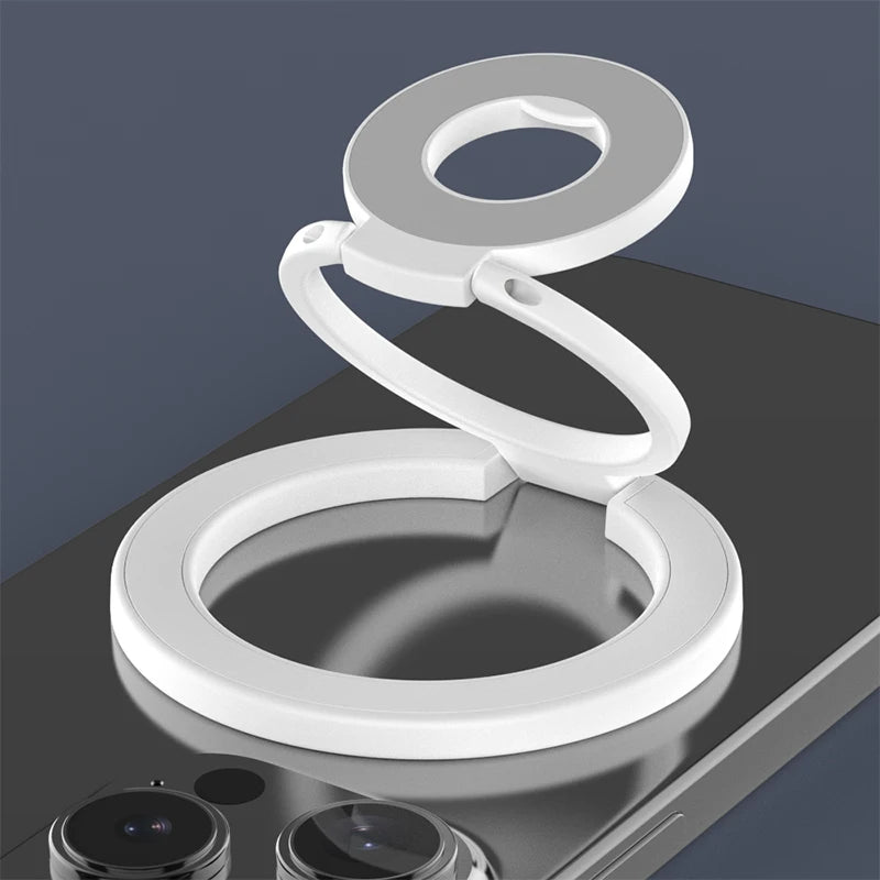 MagSafe Double Sided Magnetic Phone Ring Holder Folding Stand Grip Bracket