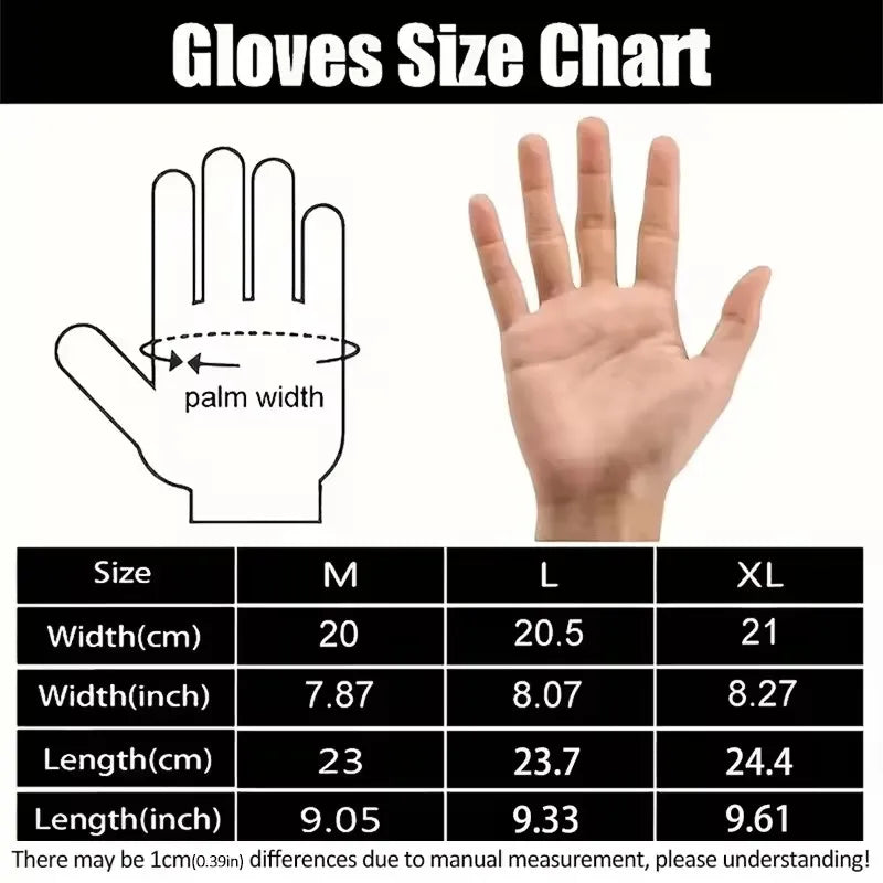 Zyvomart Unisex Winter Warm Touch Screen Windproof Non-Slip Cycling Gloves
