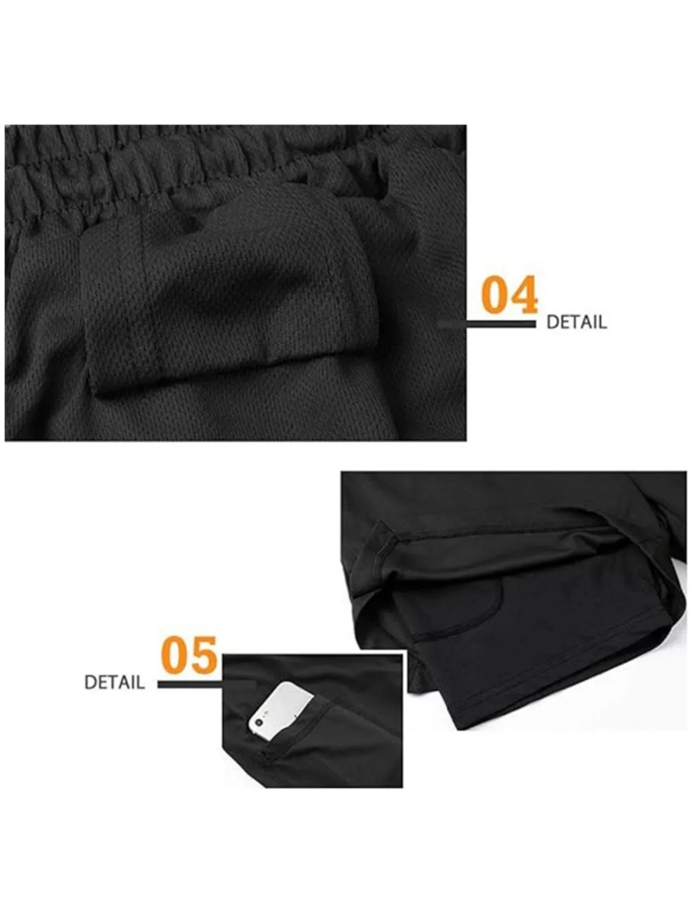 Athletic Quick Dry 2 -in-1 Workout Running Shorts for Men Short with Phone Pocket Towel Loop Fashion Gym Comfortable  Activewear