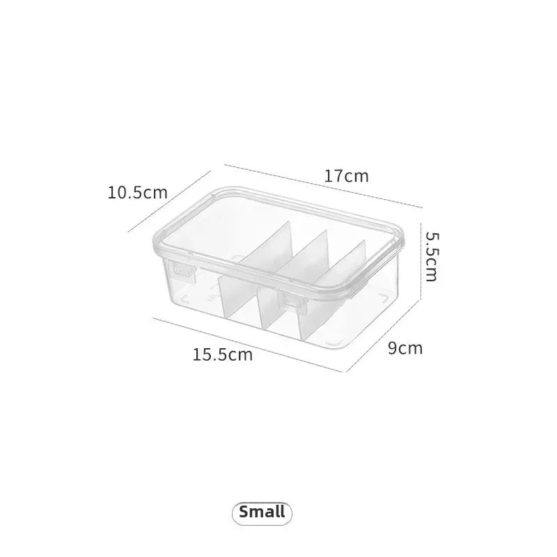 Zyvomart Transparent Data Cable Organizer Box Dustproof Desk Clutter Case