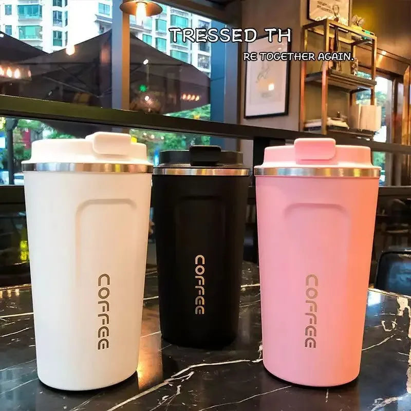 Insulated Stainless Steel Travel Coffee Mug and Car Tumbler