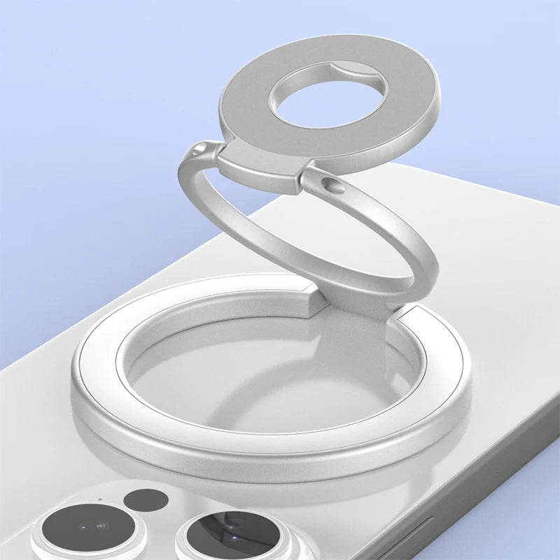 MagSafe Double Sided Magnetic Phone Ring Holder Folding Stand Grip Bracket