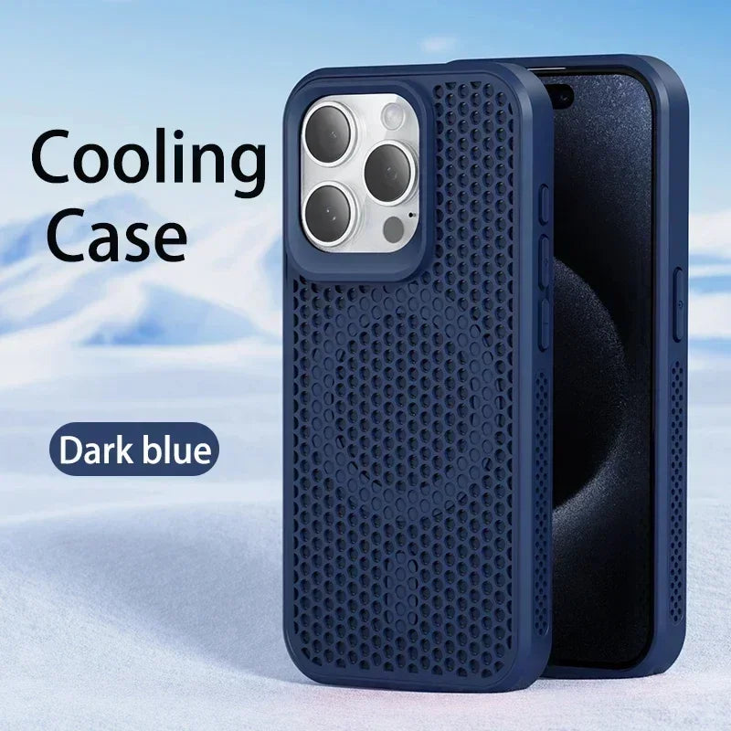 Cooling Heat Dissipation Magnetic Case for iPhone 11-17 Pro Max
