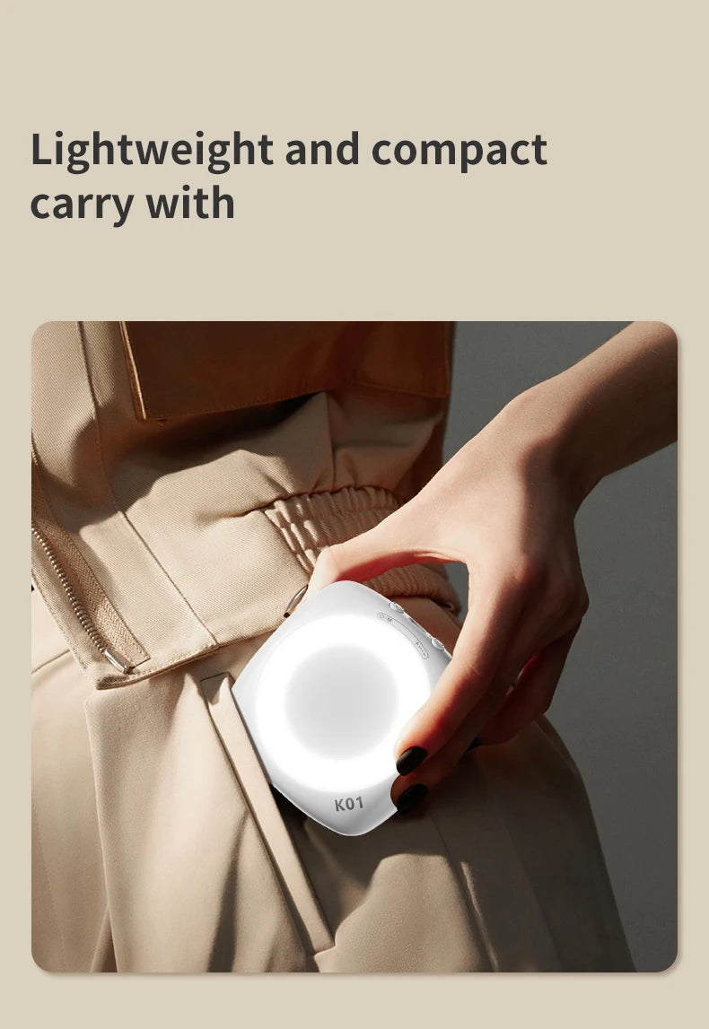 Zyvomart Portable Phone Selfie Light Rechargeable Pocket Makeup Fill Lamp